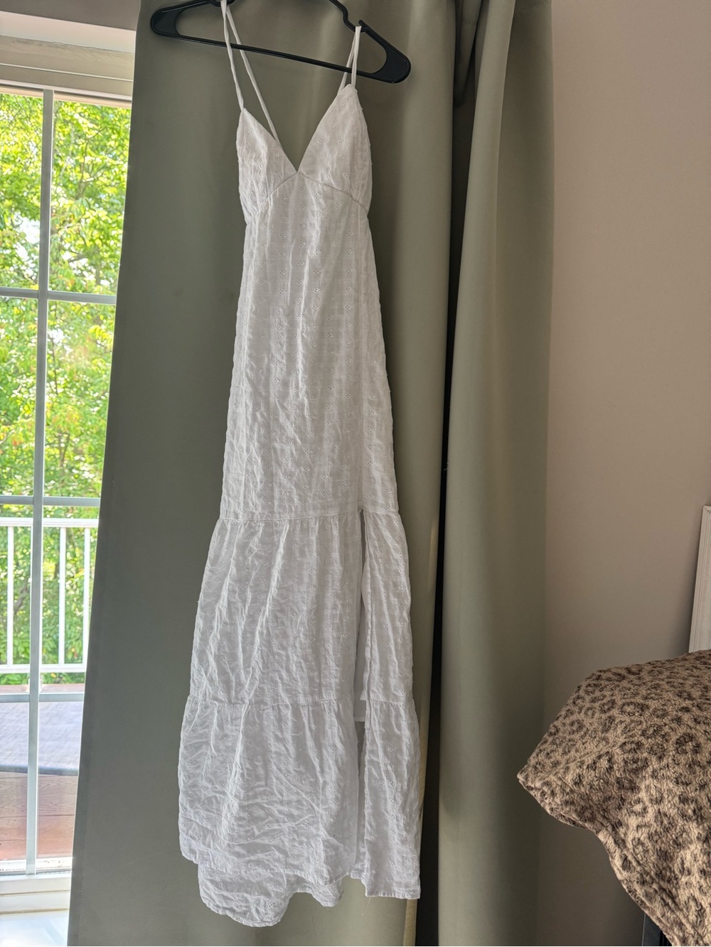 Hollister White Lace Maxi Dress